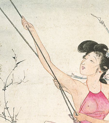 温县-胡也佛的仕女画和最知名的金瓶梅秘戏图